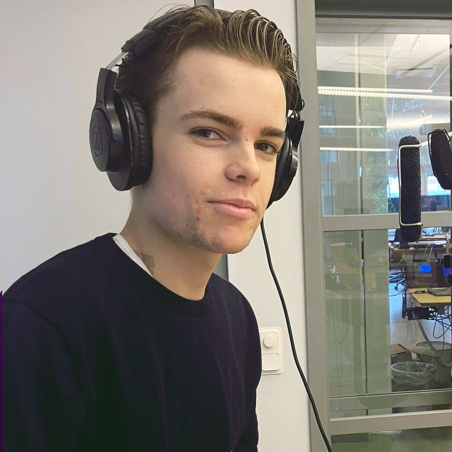 Bild på Elian som fått donation